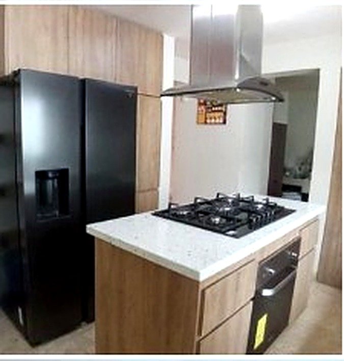 Cocina premium con cubierta de cuarzo en Tlajomulco